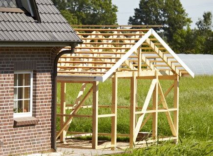 A building under construction in Chicago & Northwest Indiana